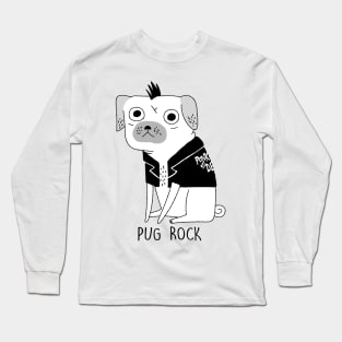 Pug Rock Long Sleeve T-Shirt